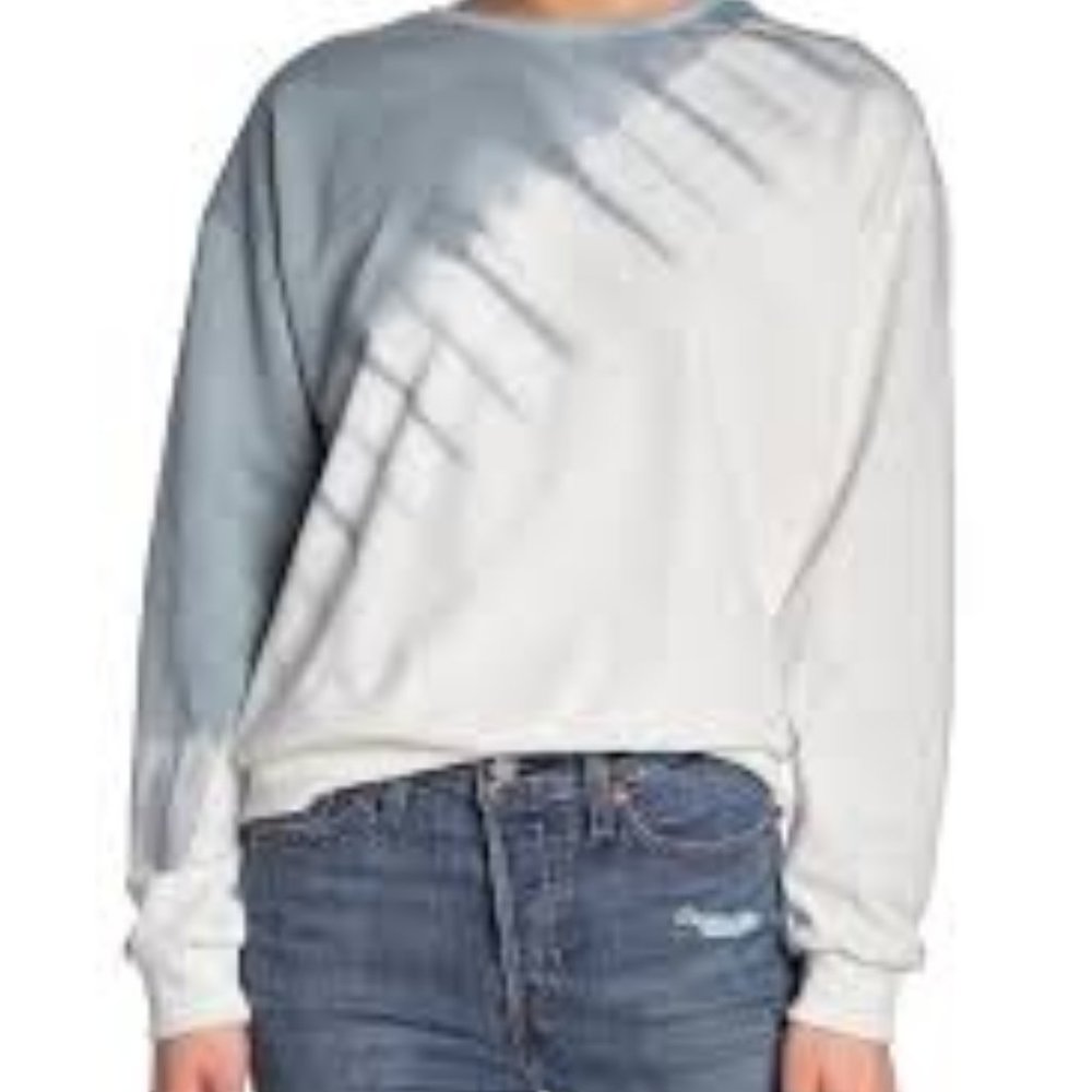 Tie-Dye Dolman Sleeve Pullover Sweatshirt